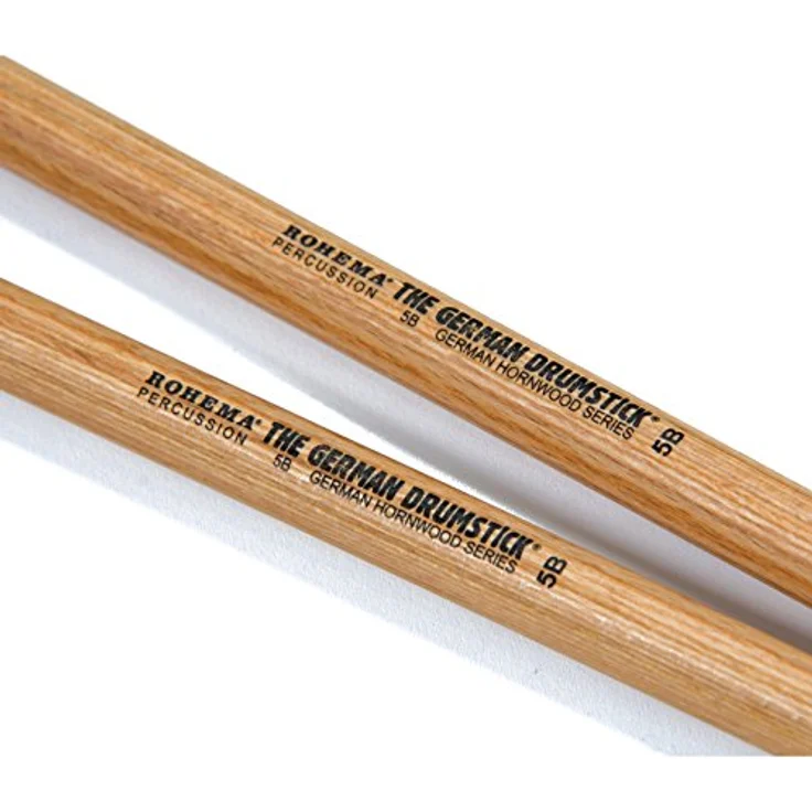 Rohema 5B Hornwood Drumstick, lackiert, Hornwood Holz, 405mm Länge, 15,2mm Durchmesser, Made in Germany – Bild 4