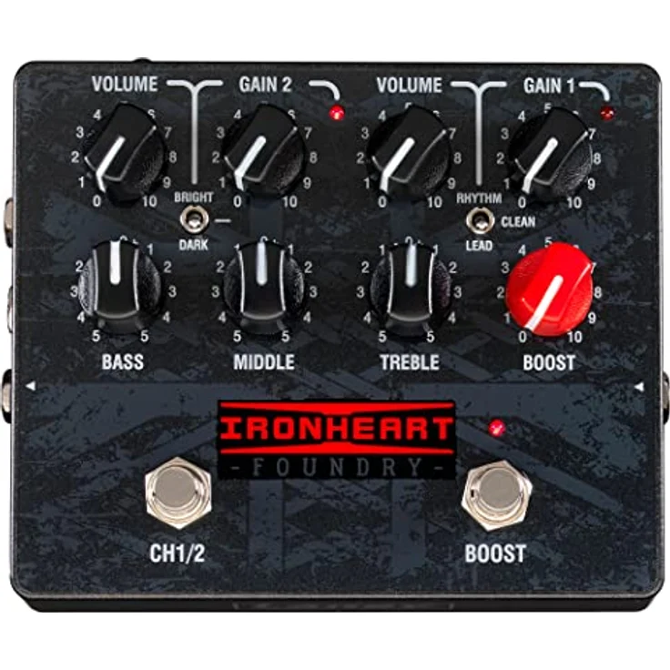 Laney Ironheart Foundry Loudpedal, E-Gitarrenverstärker im Pedalformat, Overdrive-Pedal mit hochwertiger Verarbeitung – Bild 1