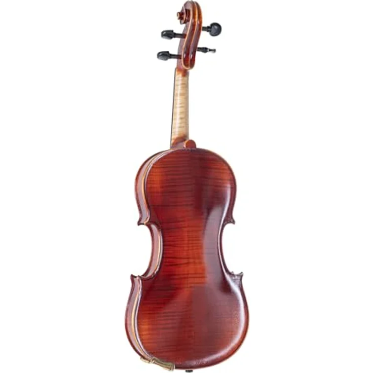 GEWA Violingarnitur VL 2 Linkshänder 4/4, spielfertig mit Carbon Bogen, Larsen Aurora Saiten und Violinkoffer in rot-braunem Naturharzlack – Bild 3