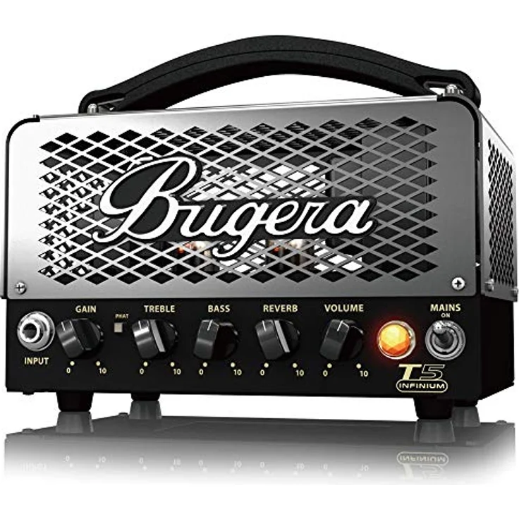 Bugera T5 INFINIUM, 5 Watt Röhrenverstärker Topteil mit INFINIUM Tube Life Multiplier, Reverb und Kofferradio-Design – Bild 1