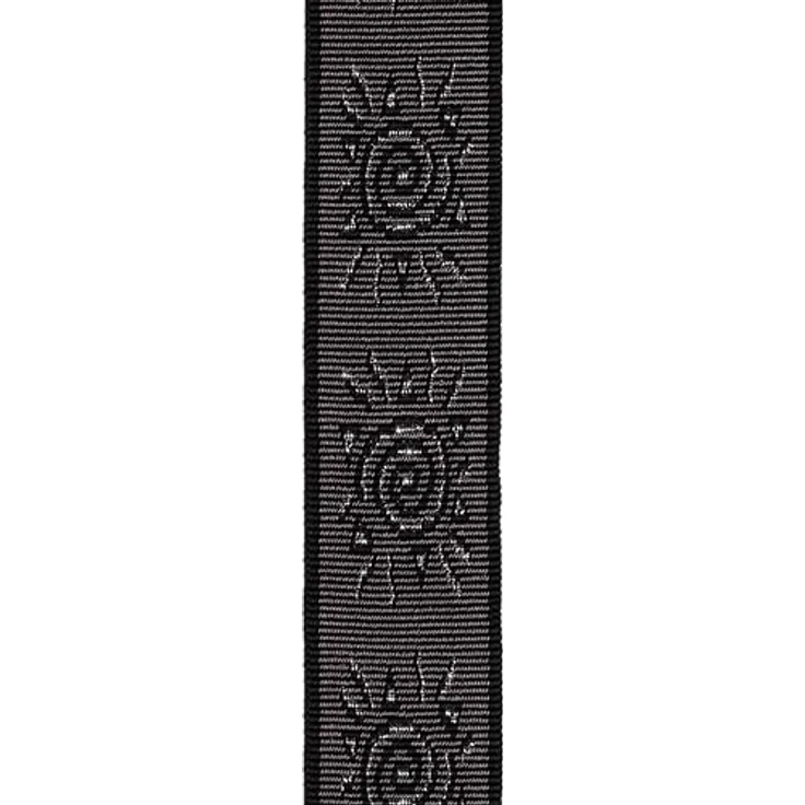 Daddario 50BALPW03 Vint PW Suns Silver, Gitarrengurt mit integrierter Gurtverriegelung, verstellbar von 89 cm bis 151 cm, silber – Bild 2