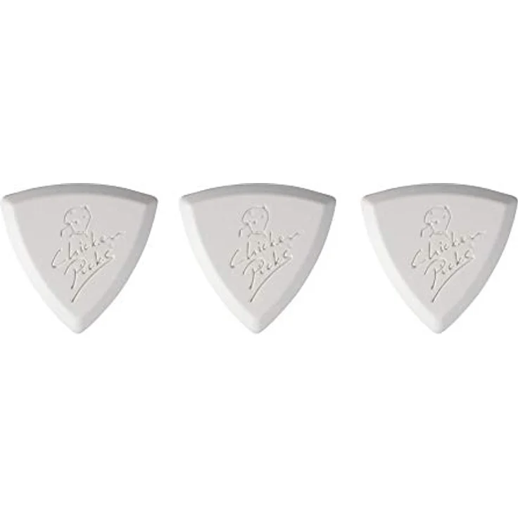 Chicken Picks Bermuda III, Plektrum Set mit 3 Stück, 2,1mm Stärke, extrem harter Kunststoff, präzises Picking – Bild 1