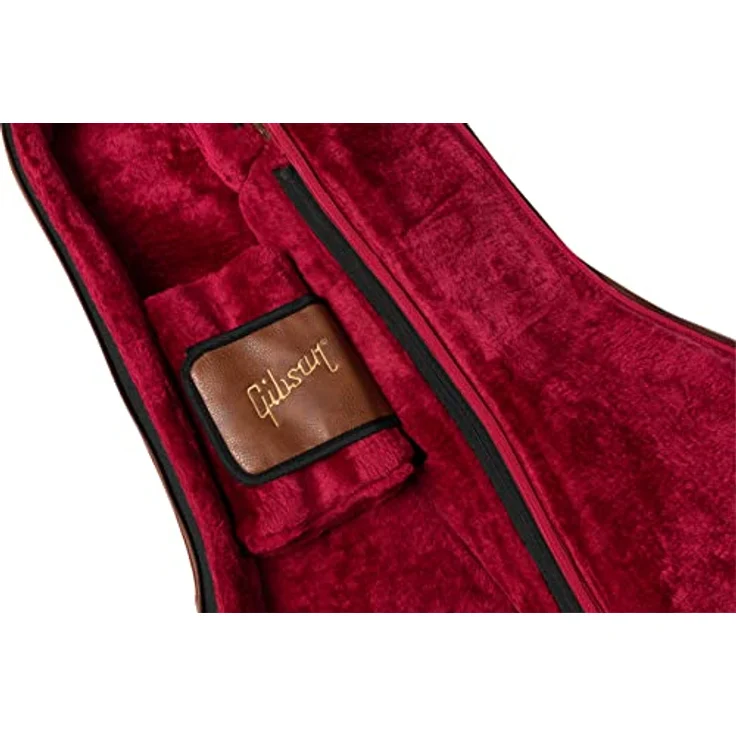 Gibson Premium Soft Case Brown, E-Gitarre Softcase für Les Paul und SG Modelle mit gepolstertem Center Pocket und Tragegriff, braun – Bild 3