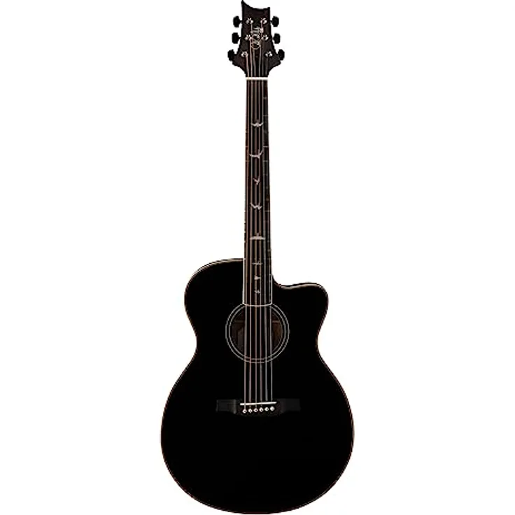 PRS SE A20E BX, Angelus Cutaway Westerngitarre mit Mahagoni-Oberfläche und PRS-voiced Fishman Sonitone, schwarz