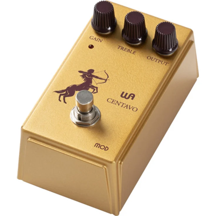 Warm Audio Centavo MOD Overdrive, Kompakte Nachbildung eines Vintage Overdrives mit MOD-Schalter, rot