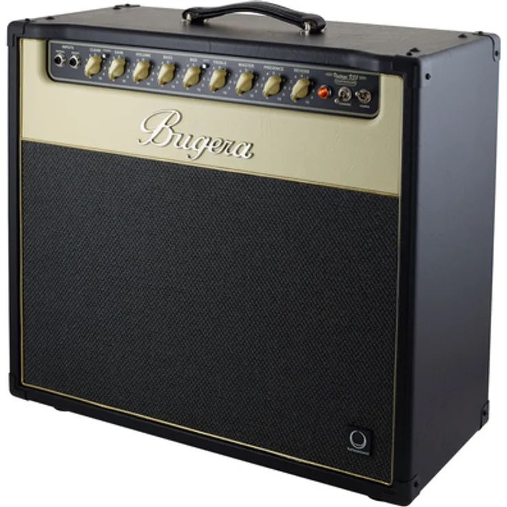 Bugera V55 Infinium, Vollröhren Gitarren Combo mit 55 Watt, 1x 12" Turbosound Lautsprecher, 2 Kanäle, Reverb und Fußschalter