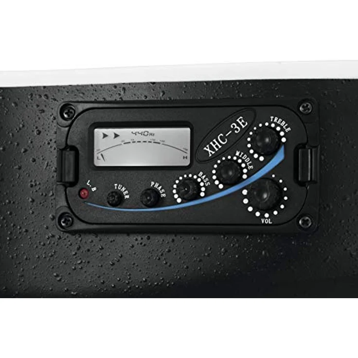 DIMAVERY RB-300 Rounded Back, Akustische Gitarre in schwarz mit Piezo-Tonabnehmer und 3-Band-Equalizer – Bild 5