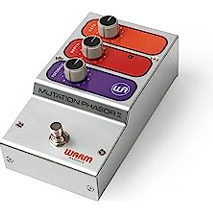 Warm Audio Mutation Phasor II, Effektpedal für E-Gitarre mit elektro-optischem Phase-Shifting, 70er Jahre Nachbildung, Regler: Rate, Depth, Feedback – Bild 2