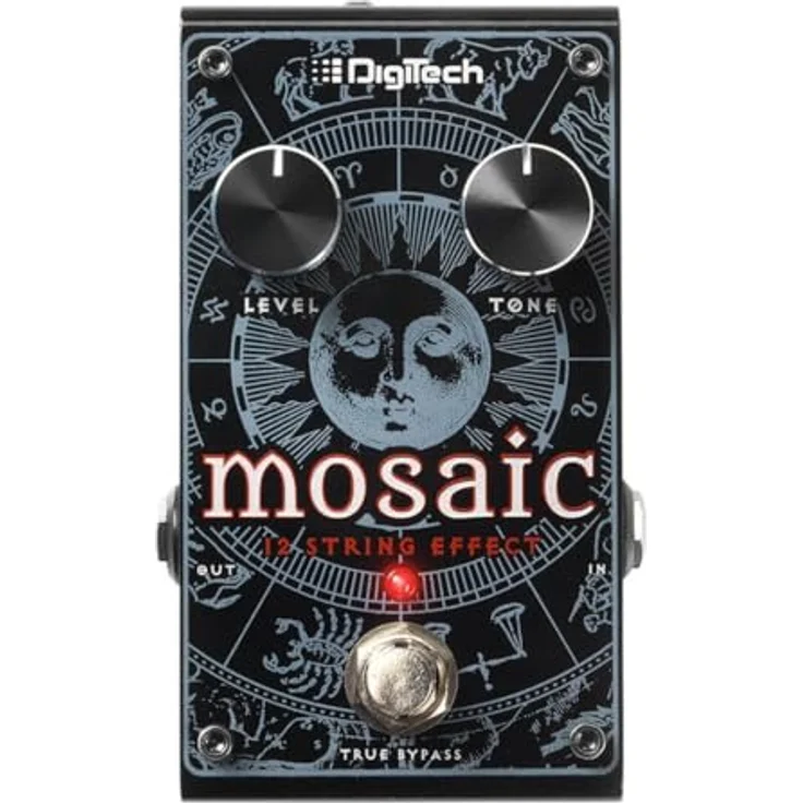 Digitech Mosaic, 12-Saiter Simulator mit polyphonem Pitch Shifting, True Bypass, 24-bit Qualität, inkl. 9V DC Netzteil – Bild 1