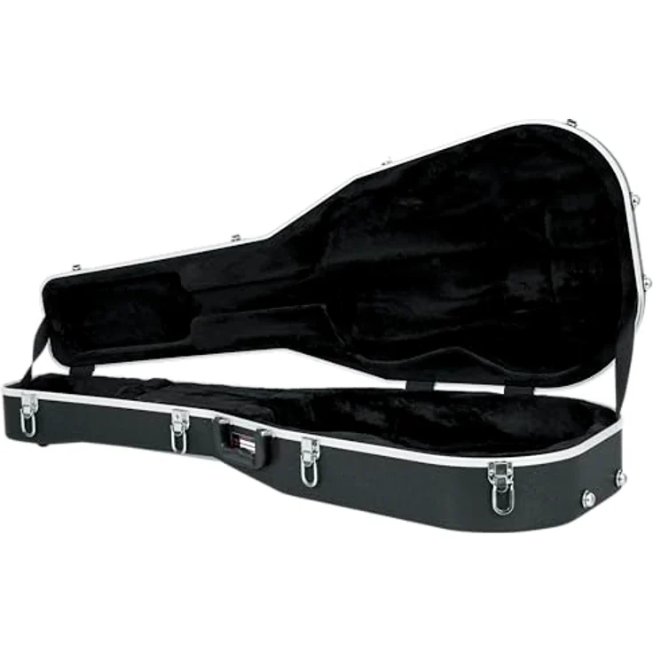Gator GC-Classic Guitar ABS Case, Gitarrenkoffer für klassische Gitarren mit Alu-Schließprofil, EPS-Schaumpolster und Zubehörfach, schwarz – Bild 14