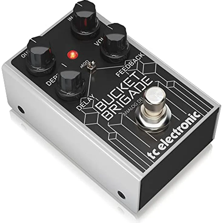 TC Electronic Bucket Brigade Analog Delay, Vintage Delay-Pedal mit 600 ms Verzögerungszeit und optionalem Modulationsschalter – Bild 3