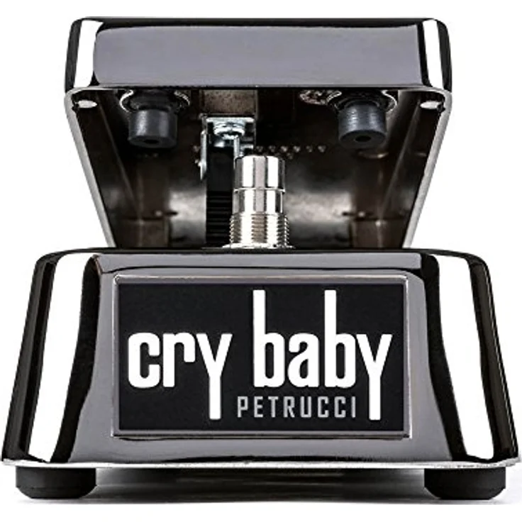 Dunlop John Petrucci Cry Baby Wah, Signature Wah-Pedal mit Metallgehäuse, 6-Band EQ und Custom Smoked Chrome Oberfläche – Bild 1