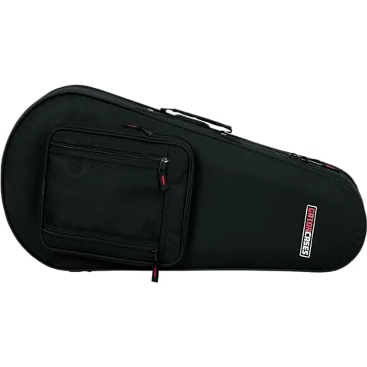 Gator Cases Leichter Polyfoam-Gitarrenkoffer für Mandoline (GL-MANDOLIN), Hybrid-Koffer für A- und F-Mandolinen mit Innenfächern für Zubehör – Bild 1