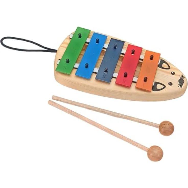 Sonor 29730501 Glockenspiel Mini Maus MiMa, 5 Töne in G-Dur, pentatonisch gestimmt