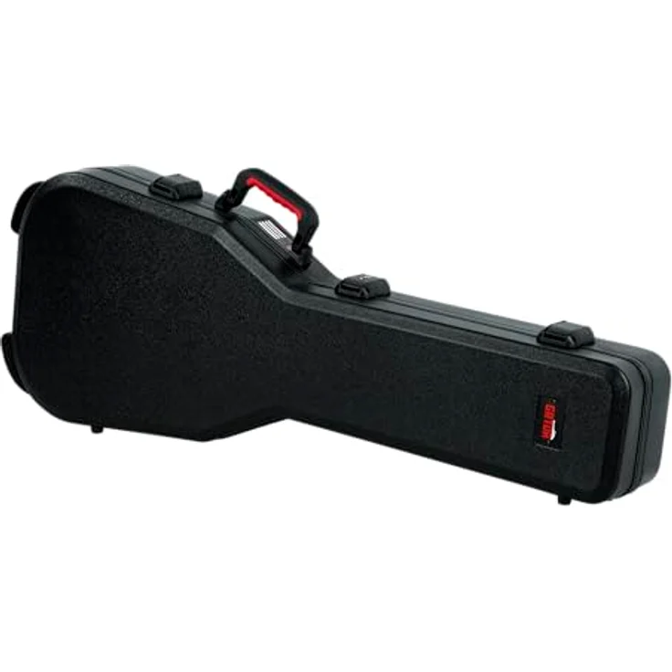 Gator TSA DC Guitar Case, Koffer für Double Cut E-Gitarre mit TSA-zugelassenem Zentralverschluss, schwarz – Bild 10