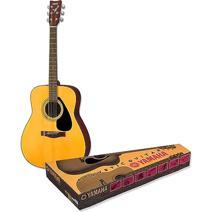 Yamaha F310P NA Akustikgitarre, Westerngitarre mit Fichten Decke, Meranti Boden, natur, inkl. Gigbag und Zubehör – Bild 4