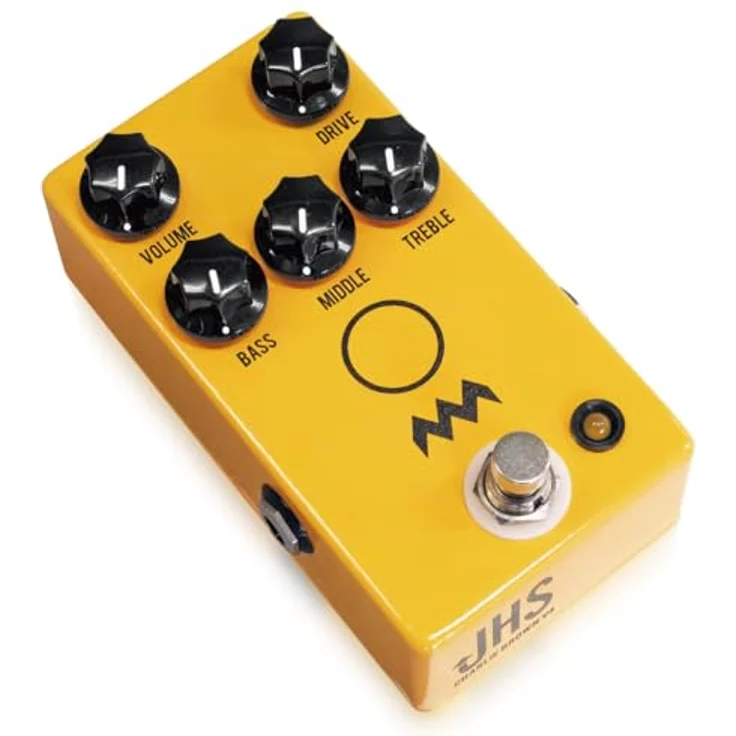 JHS Pedals Charlie Brown V4, Overdrive-Pedal für E-Gitarre mit Volume, Drive, Bass, Middle und Treble Reglern, True Bypass, made in USA – Bild 2