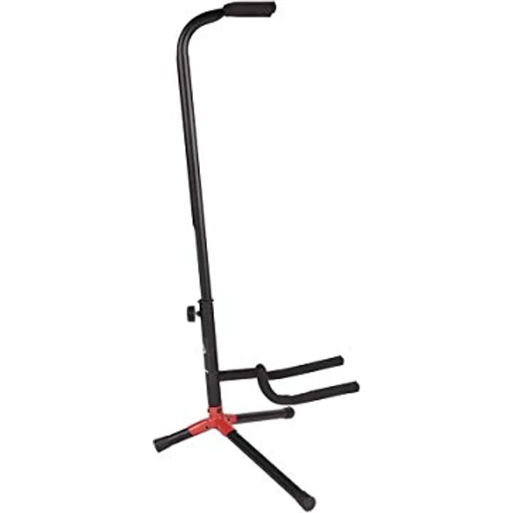 Fender Adjustable Guitar Stand, höhenverstellbarer Gitarrenständer aus Metall, zusammenklappbar für E-Gitarre und E-Bass – Bild 1