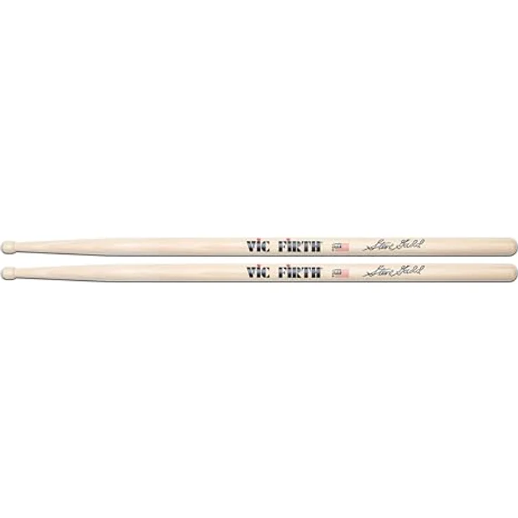 Vic Firth Signature Series Drumsticks SSG2, Steve Gadd Design mit Holzspitze, 40 cm Länge, 1,4 cm Durchmesser, natürliches Finish – Bild 3