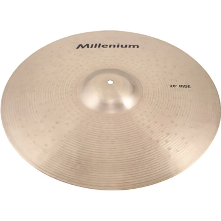 Millenium 20" B20 Ride, Schlagzeugbecken aus B20 Material mit vollem geschmeidigem Klang und klarem Stockanschlag