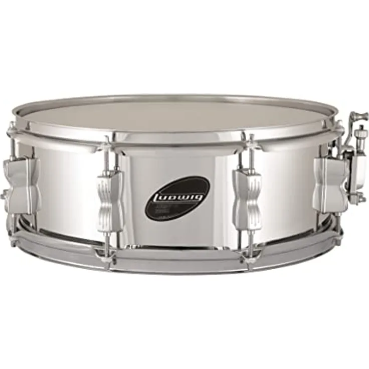 Ludwig 14"x05" Accent CS Steel Snare, 8 Spannschrauben, Stahlkessel, Supraphonic Abhebung, Chromhardware