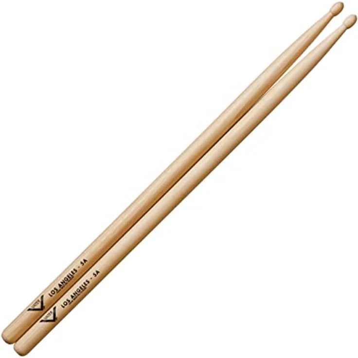 Vater 5A Los Angeles Drumsticks, aus American Hickory, Holz Kopf, Länge 40,65 cm, Durchmesser 14,5 mm – Bild 2