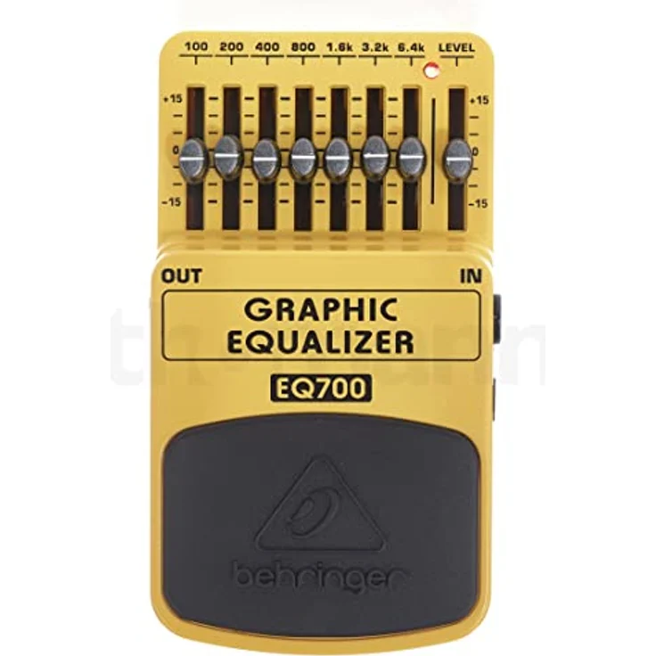 Behringer EQ700, grafischer 7-Band Equalizer Fußpedal zur Klangverfeinerung und Feedback-Eliminierung – Bild 5