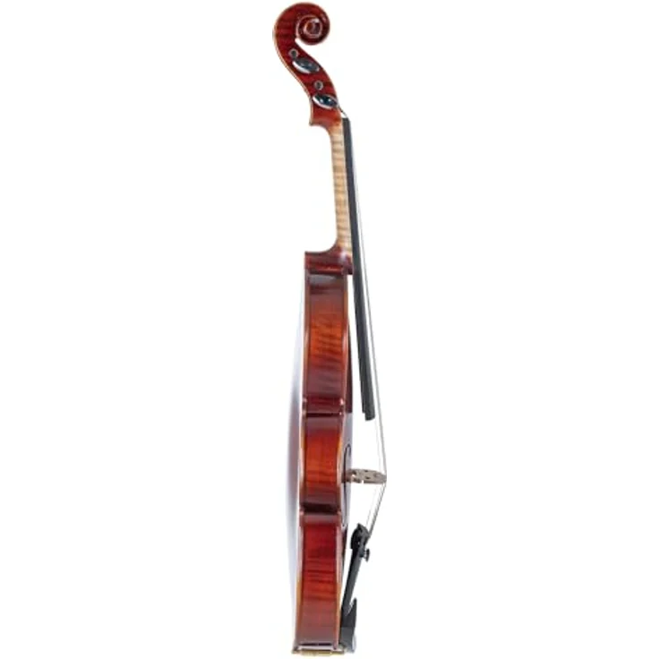 Gewa Ideale Violin Set 4/4 SC MB, vollmassive Violine aus europäischen Tonhölzern mit Ebenholzgriffbrett und Larsen Aurora Besaitung – Bild 4