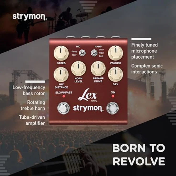 Strymon Lex V2, Rotary Speaker Effektpedal mit MIDI-Integration und 300 Presets, Made in USA – Bild 5