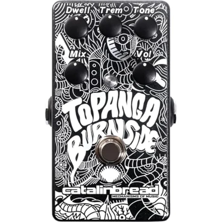 Catalinbread Topanga Burnside, Gitarren-Effektgerät mit Röhren-Federhall Emulation und Tremolo-Regler – Bild 3