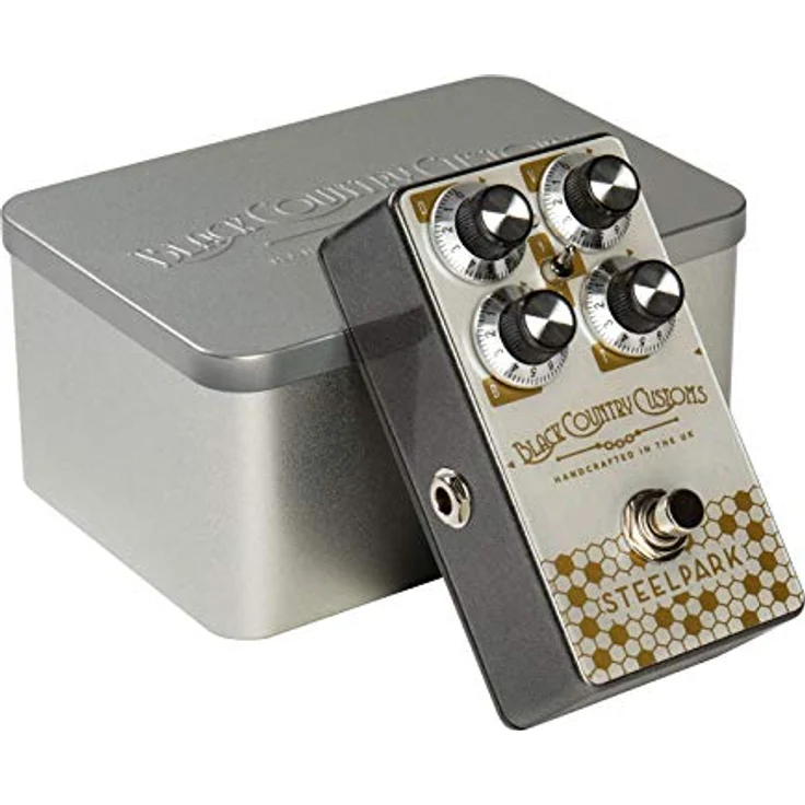 Laney Steelpark, Boutique Overdrive Boost Pedal mit 4 Reglern und 3 Betriebsmodi, handgefertigt in Großbritannien, Metallgehäuse – Bild 4