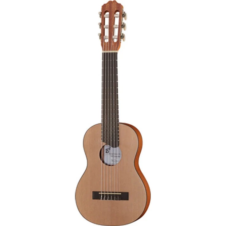 Harley Benton GL-2NT Guitarlele, 1/8 Konzertgitarre mit Fichtendecke, Sapele Korpus, Natur (matt), inkl. Gigbag
