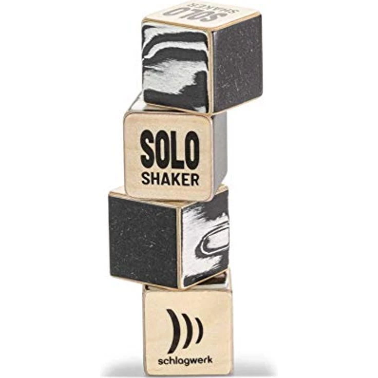 Schlagwerk SK20 Solo Shaker, Natur - Black Eyes-Furnier, Einkammer-System, 4,5 x 4,5 x 4,5 cm – Bild 3
