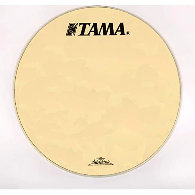 Tama 22" Resonant Bass Drum White, Weißes einschichtiges Resonanzfell mit schwarzem Tama Logo – Bild 2