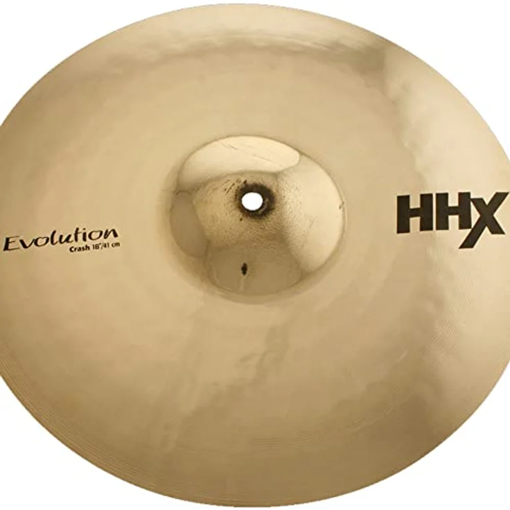 Sabian 18" HHX Evolution Crash, Brillant Becken mit warmer, explosiver Ansprache und Sabian Tone Projection – Bild 4