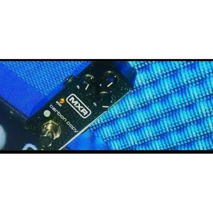 MXR M299 Carbon Copy Mini Analog Delay Pedal mit True Bypass, Modulation und Bright Schalter, kompakt – Bild 7