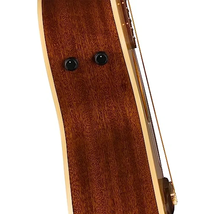 Fender Newporter Player Akustikgitarre, massive Fichtendecke, Mahagoni-Boden und -Zargen, Walnuss-Griffbrett, Gold-Pickguard, Naturfarben – Bild 5