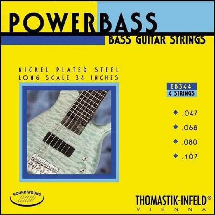 Thomastik EB344 Power Bass, E-Bass Saiten Satz mit Stärken 047-107 – Bild 2