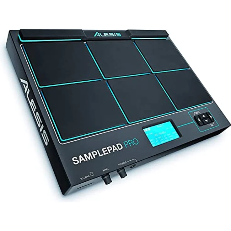 Alesis SamplePad Pro, Percussion- und Sample-Triggering-Instrument mit 8 reaktionsschnellen Pads, LED-Beleuchtung und über 200 integrierten Sounds – Bild 2