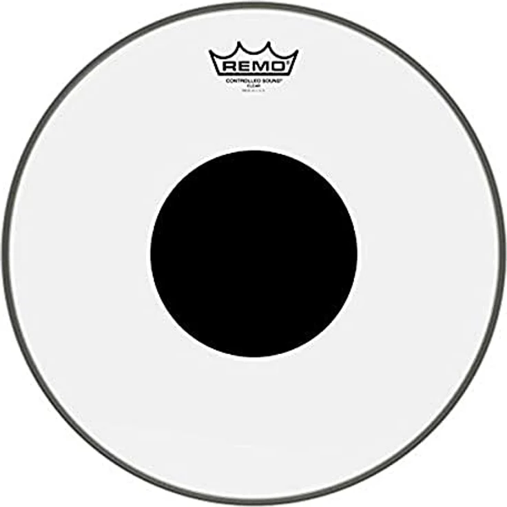 Remo Controlled Sound Clear CS-0314-10, 14" Tom-Fell aus einlagigem 10-mil Mylar Film mit 5-mil Black Dot – Bild 2