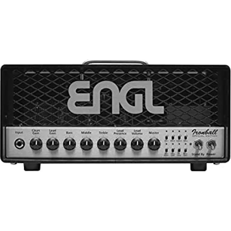 Engl E606 Ironball Head 20 SE, Röhrenverstärker Topteil für E-Gitarre mit 20 Watt Leistung, 2 Kanälen, Reverb und Delay Effekten – Bild 1