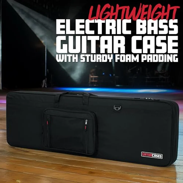 Gator Foam Case Bass, Softcase für E-Bass mit Korpuslänge 53,34 cm und Gesamtlänge 120,65 cm – Bild 7