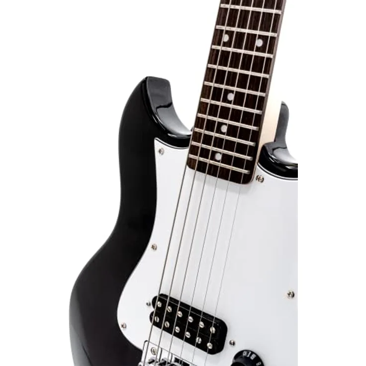 VOX SDC-1 Mini E-Gitarre, kompakte E-Gitarre in Schwarz mit Mini-Humbucker und Tragetasche – Bild 5