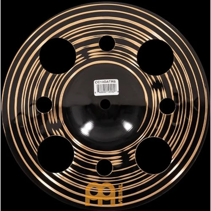 Meinl 10" Classics Custom Dark Trash Splash, explosives Schlagzeugbecken aus B12 Bronze, Natural Finish – Bild 2