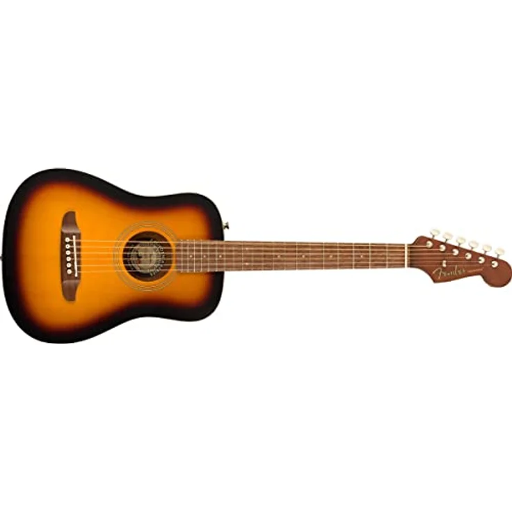Fender Redondo Mini SB, Westerngitarre mit massiver Fichtendecke, Boden und Zargen aus Mahagoni, Sunburst finish, inkl. Gigbag – Bild 8