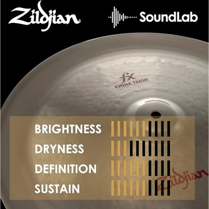 Zildjian 18" FX China Trash, Schlagzeugbecken mit hellem, explosivem Sound und kurzer Ausklingzeit, brillant – Bild 5