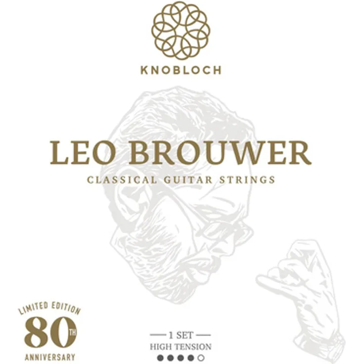 Knobloch Strings Leo Brouwer Ltd. Edition High Tension, Konzertgitarrensaiten, 500LB, made in Spain
