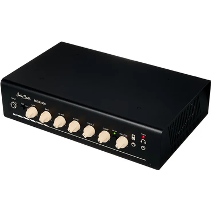 Harley Benton BLOCK-800, kompakter 800W E-Bass-Verstärker mit 4-Band-Equalizer und DI-Ausgang