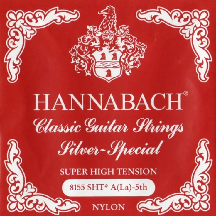 Hannabach Saiten für Klassikgitarre Serie 815 Super High Tension Silver Special, hochwertige Allzweck-Saiten, Made in Germany