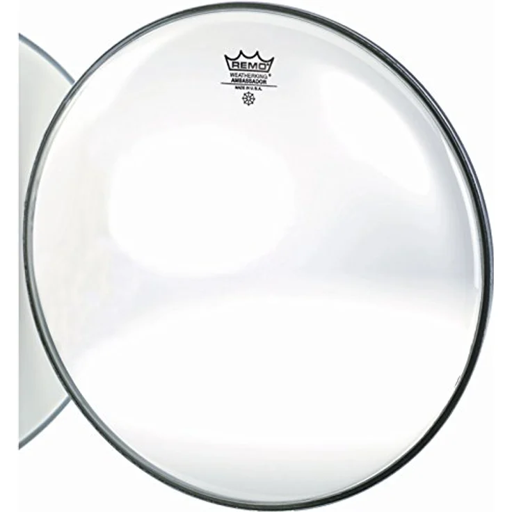 Remo Schlagzeugfell Ambassador Transparent 9", einlagiges Mylar für brillanten Klang und langes Sustain – Bild 1